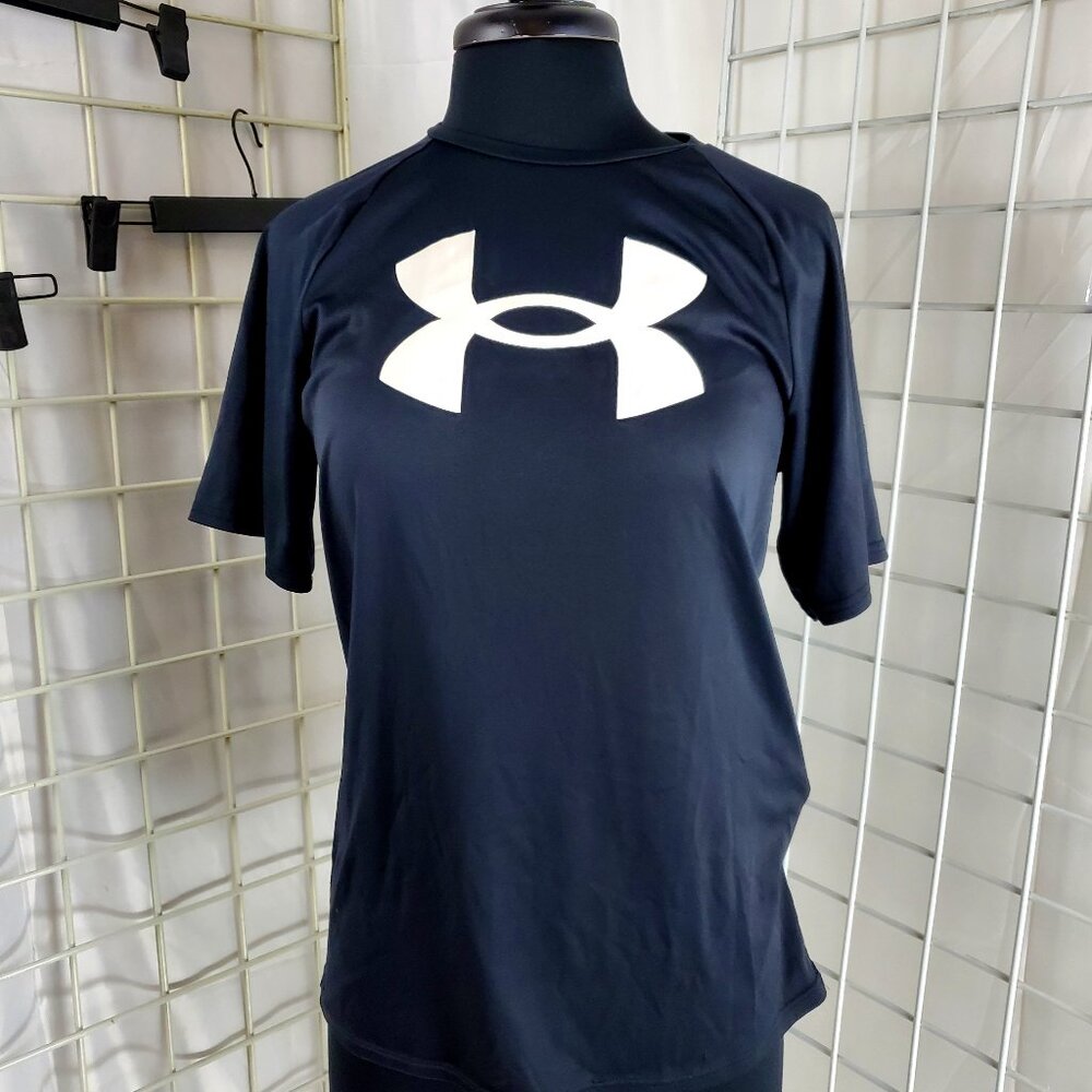 YXL Under Armour Black Tee